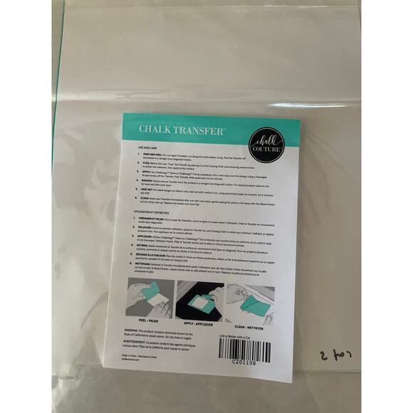 Life Is Better With A Cat Chalk Couture 12x18 Transfer - Picture 3 of 6